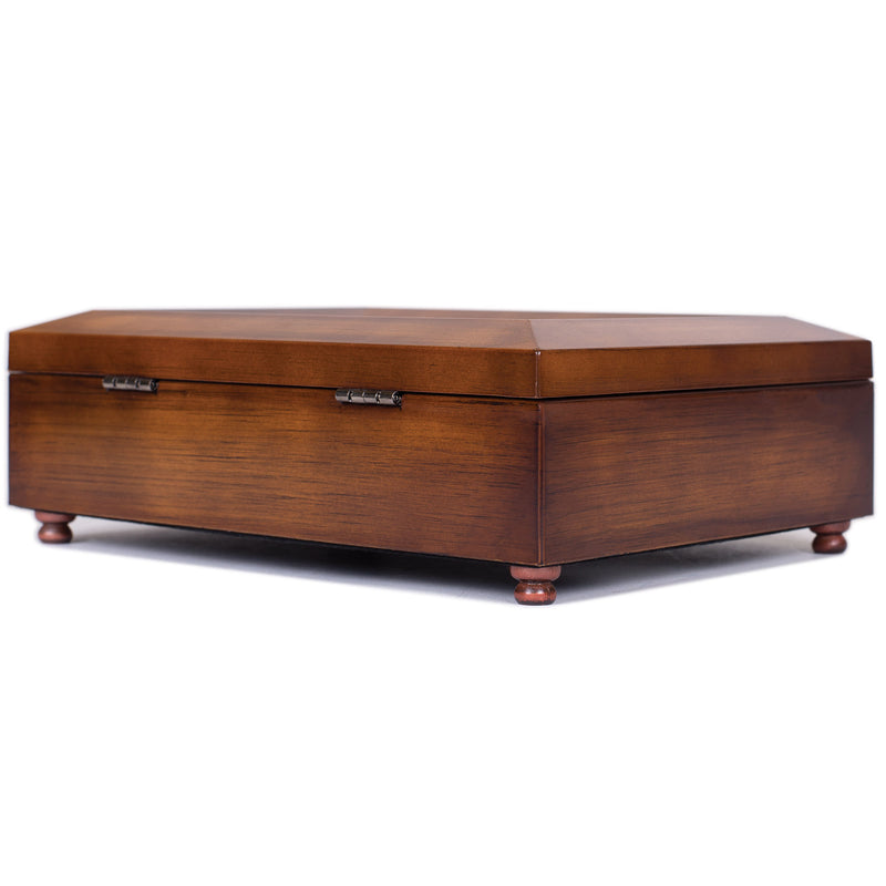 Baptismal Prayer Boy Wood Finish Music Box Plays You are My Sunshine