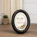Fall In Love Amber 5 x 7 Oval Photo Frame