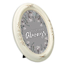 Together Always Ivory 5 x 7 Oval Photo Frame