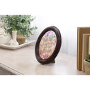 My Whole Heart For My Whole Life Mahogany 5 x 7 Oval Photo Frame