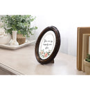 Happily Ever After Amber 5 x 7 Oval Photo Frame