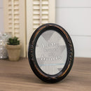 Love Knows No Limits Amber 5 x 7 Oval Photo Frame