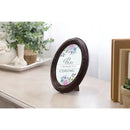 Pray Without Ceasing Mahogany 5 x 7 Oval Photo Frame