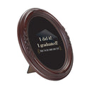 I Did It I Graduated Mahogany 5 x 7 Oval Photo Frame