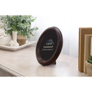 I Did It I Graduated Mahogany 5 x 7 Oval Photo Frame