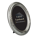 I Did It I Graduated Silver 5 x 7 Oval Photo Frame