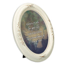 God's Plan For Your Life Ivory 5 x 7 Oval Photo Frame