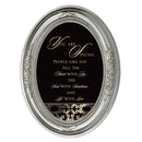 You Are Special Heart Joy Brushed Silver Floral 5 x 7 Oval Photo Frame