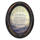 Plans I Have For You Burlwood Floral 5 x 7 Oval Photo Frame