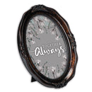 Together Always Amber 5 x 7 Oval Wall And Tabletop Photo Frame