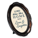 View of left side of frame