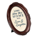 View of left side of frame