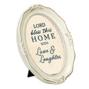 View of left side of frame