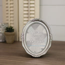 Love Knows No Limits Silver 5 x 7 Oval Wall And Tabletop Photo Frame