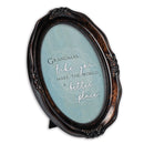 Grandmas Like You Make The World Better Amber 5 x 7 Oval Wall And Tabletop Photo Frame