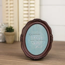 Grandmas Like You Make The World Better Mahogany 5 x 7 Oval Wall And Tabletop Photo Frame