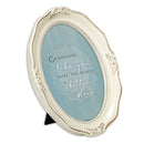 Grandmas Like You Make The World Better Ivory 5 x 7 Oval Wall And Tabletop Photo Frame