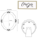 Pray Without Ceasing Ivory 5 x 7 Oval Wall And Tabletop Photo Frame