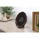 I Did It I Graduated Mahogany 5 x 7 Oval Wall And Tabletop Photo Frame