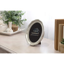 I Did It I Graduated Silver 5 x 7 Oval Wall And Tabletop Photo Frame