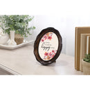 I'll Just Be Happy Today Amber 5 x 7 Oval Wall And Tabletop Photo Frame