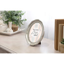 Make The World A Kinder Place Silver 5 x 7 Oval Wall And Tabletop Photo Frame
