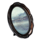 Jesus Is The Same Today And Forever Amber 5 x 7 Oval Wall And Tabletop Photo Frame