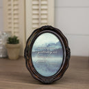 Jesus Is The Same Today And Forever Amber 5 x 7 Oval Wall And Tabletop Photo Frame