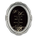 You Are Special Heart With Joy Brushed Silver Wavy 5 x 7 Oval Table and Wall Photo Frame