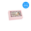First Communion God Beside You Matte Pink Jewelry Music Box Plays Jesus Loves Me