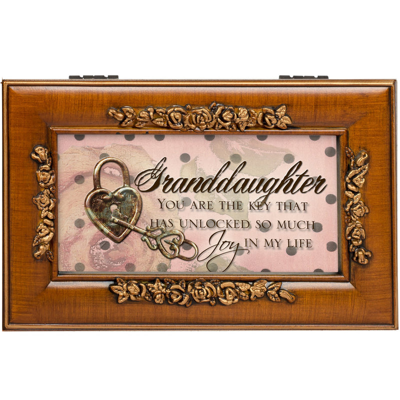 Granddaughter Joy Burlwood Music Box Plays You Are My Sunshine