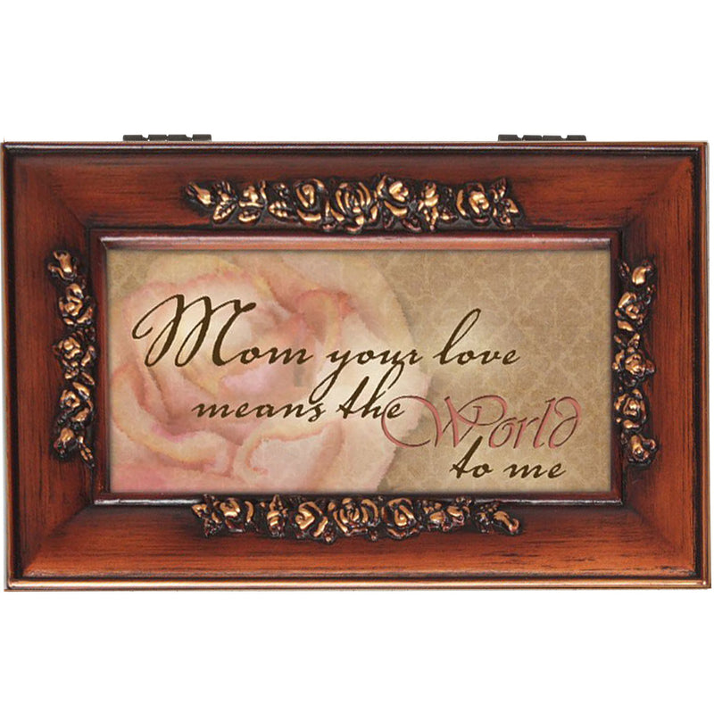 Mom Your Love Means Burlwood Music Box Plays You Are My Sunshine