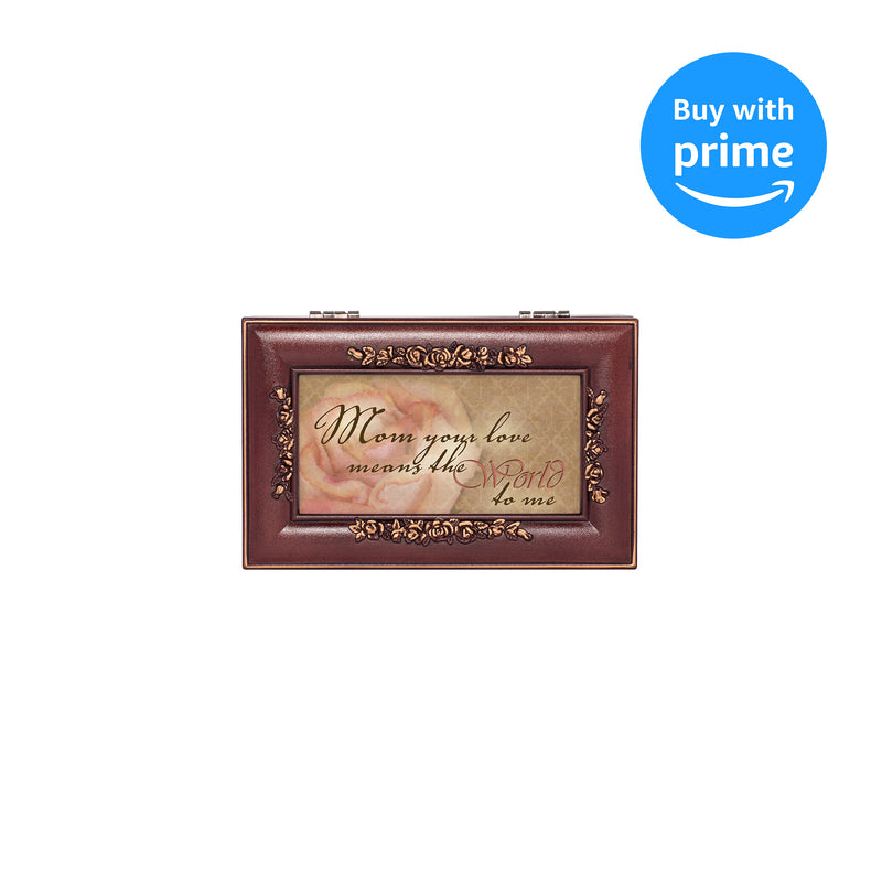 Mom Your Love Means Burlwood Music Box Plays You Are My Sunshine