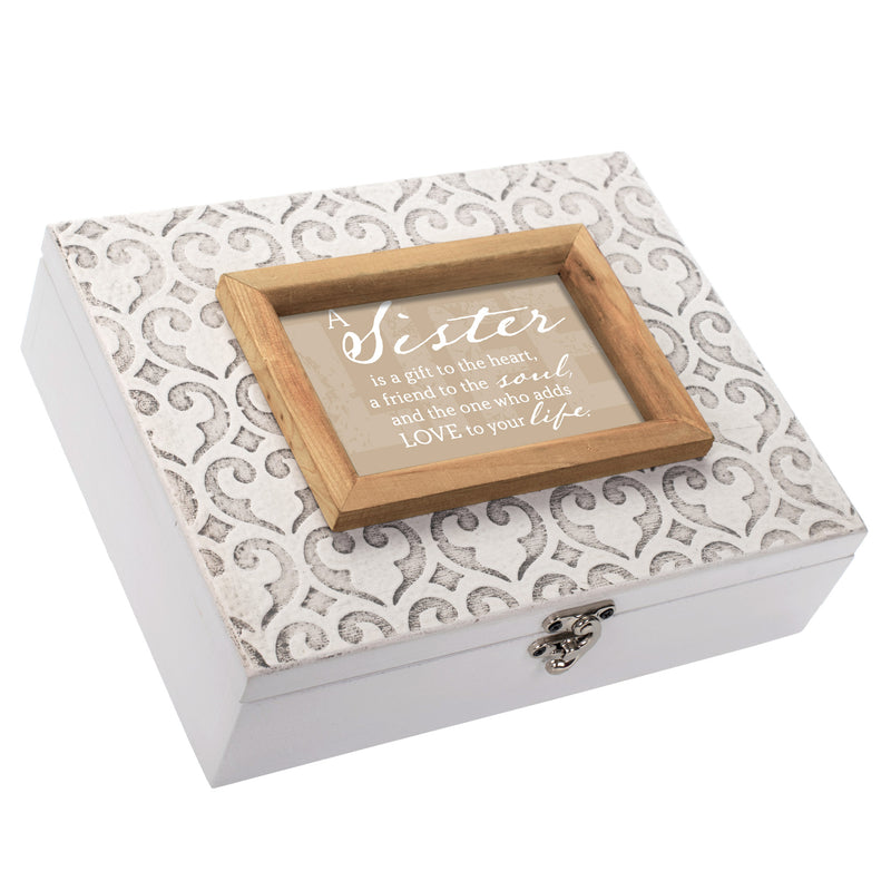 Sister Moroccan Mosaic Stone Music Box Plays You Light Up My Life