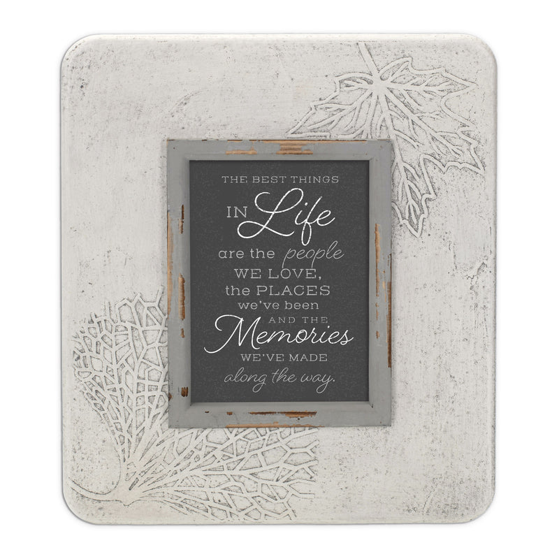 The Best Things In Life 13.5 x 11.5 Dandelion Impression Plaque