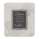 Home Is Where Love Resides 13.5 x 11.5 Dandelion Impression Plaque