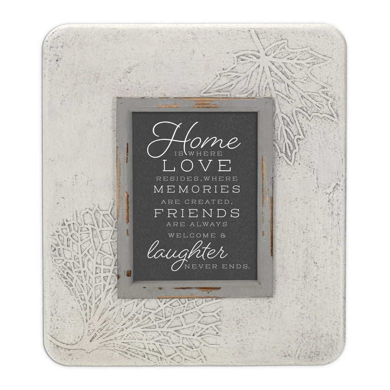 Home Is Where Love Resides 13.5 x 11.5 Dandelion Impression Plaque