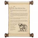 Cottage Garden Clever Gold With Blue Tassel Small Parchment Wand Scroll With Seal