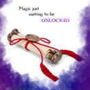 Cottage Garden Courage Gold With Red Tassel Small Parchment Wand Scroll With Seal