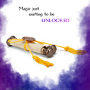 Cottage Garden Faithful Gold With Yellow Tassel Small Parchment Wand Scroll With Seal