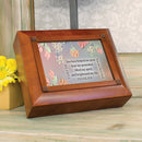 You Helped Me Grow Woodgrain Tea Storage Chest and Jewelry Box