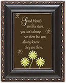 Cottage Garden Aunts are Angels Following You Black Rope Trim 2 x 3 Tiny Frame with Magnet and Easel