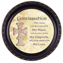 Confirmation Life Be Filled Black Rope Trim Petite Round Keepsake Box