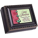 Great Grandma Special Black Rope Trim Tiny Square Keepsake Box