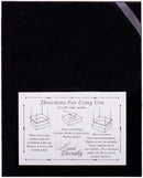 Dog Paw Prints Heart Woodgrain Embossed Ashes Bereavement Urn Box