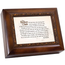 Broken Chain Little Knew Woodgrain Embossed Ashes Bereavement Urn Box