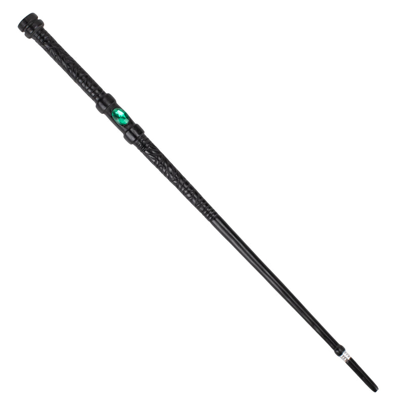 Cottage Garden Emerald Green Black 13.75 inch Resin Collectible Witch Wizard Cosplay Magic Wand