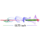 Cottage Garden Hope Flower Bud 13.75 inch Resin Collectible Witch Wizard Cosplay Magic Wand