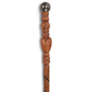 Brown Woodgrain Heart 13.75 inch Resin Costume Magic Wand