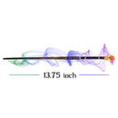 Cottage Garden King's Flourish 13.75 inch Resin Collectible Witch Wizard Cosplay Magic Wand